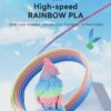 Creality Hyper PLA Rainbow Spring Lake - Fast Printing Filament with CFS tag 1kg 1.75